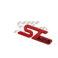 1pc ST Line 3D Metal Emblem Badge Stickers For Car Truck Bike