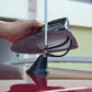 1 Pc Shark Antenna, Fin Roof Aerial Base Radio Signal For Car SUV Truck Van, Super Functional With Adhesive Tape Base-Carbon Black