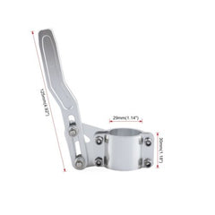 1pc Silver Car Styling Adjustment Steering Wheel Turn Rod Extension Tool Signal Lever Position Up Kit