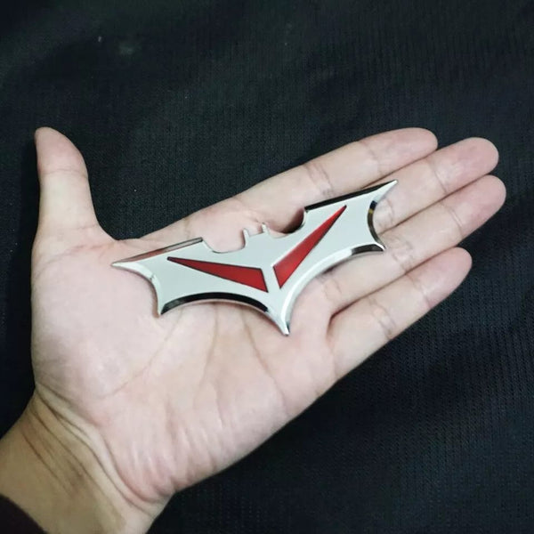 1Pc Color 3D Car Bat Metal Emblem Sitcker And Decal Decoration Halloween Birthday Gift Automotive Accessories