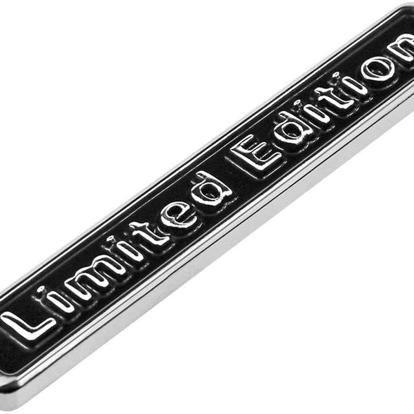 1pc Small Black 3D Metal Limited Edition Badge Emblem Sticker Decal for All Car Bike SUV (6.4 x 1cm)
