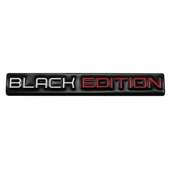 1pc White BLACK Red EDITION 3D Metal Emblem Badge Stickers For Car Truck Bike