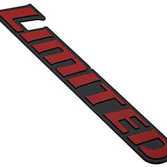 1pcs Red Black LIMITED 3D Metal Car Sticker Emblem Badge Car Bike Decorative