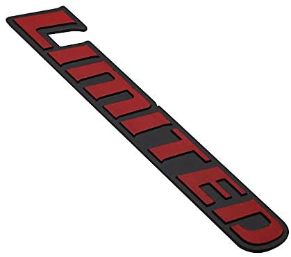 1pcs Red Black LIMITED 3D Metal Car Sticker Emblem Badge Car Bike Decorative