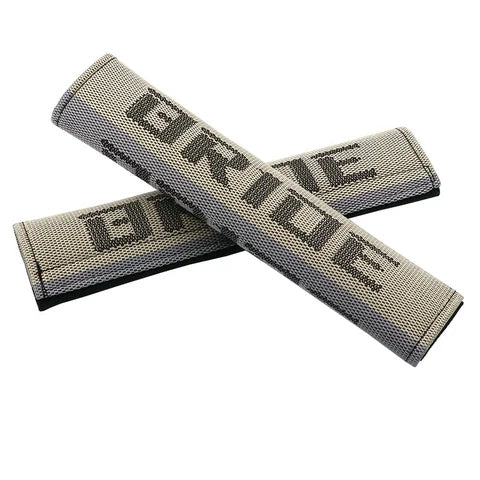 2 Pcs Car JDM Seat Belt Cover Shoulder Pads BRID Racing Seat Material Fabric Gradation