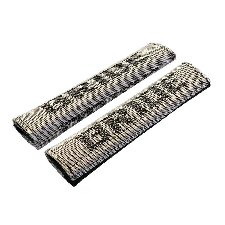 2 Pcs Car JDM Seat Belt Cover Shoulder Pads BRID Racing Seat Material Fabric Gradation
