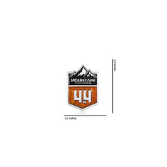 4x4 Mountain Cross Country Metal Car Sticker, Off Road Racing Decal, Chrome Emblem Badge for Off-Road Vehicle
