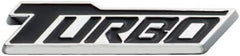 Car 3D One TURBO Logo Aluminium Alloy Metal Emblem Badge Sticker Decal