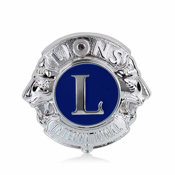 Front Grill Lion Internation 3D Car Emblem Tuning Metal Logo Badge