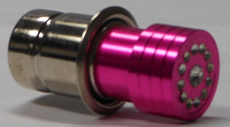 Car Cigarette Lighter Aluminum Crystal Rhinestones 12V(AT 139)