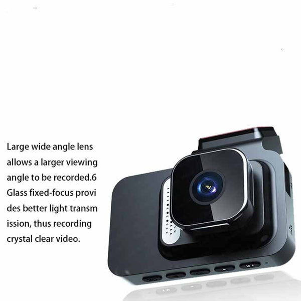 2.5k Night Vision Dual Channel Car Dash Cam with Wide Angle View|G-Sensor|WiFi|App Playback & Share,|Emergency Recording