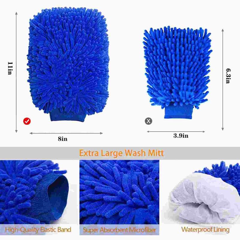 26 PCS Car Detailing Brush Kit Brush Set for Wheel, Exterior Interior Car Cleaning Set (Scrub Pads, Sponges, Detailing Brushes, Washing Mitt, Air Vent Brush, Cleaning Cloth)