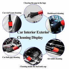 26 PCS Car Detailing Brush Kit Brush Set for Wheel, Exterior Interior Car Cleaning Set (Scrub Pads, Sponges, Detailing Brushes, Washing Mitt, Air Vent Brush, Cleaning Cloth)