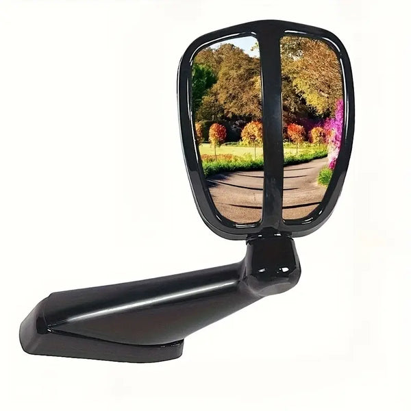 Car Bonnet Front Fender Rear Side Mirror Wide Angle View Mirror (Black) for Toyota Fortuner (Type-II) 2016-2020