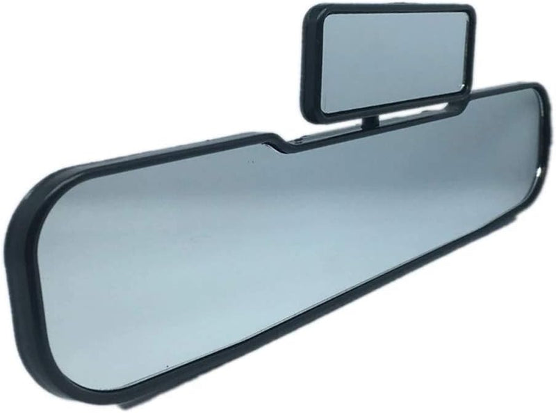 2in1 Car Rear View Mirror, Clip on Wide Angle Universal Flat Panoramic Rearview Mirror For Car SUV