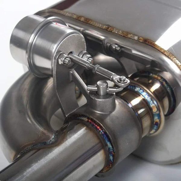 2inch/51mm SS304 valvetronic exhaust silencer remote Control Exhaust Muffler With Vacuum cutout and air Pump For Car