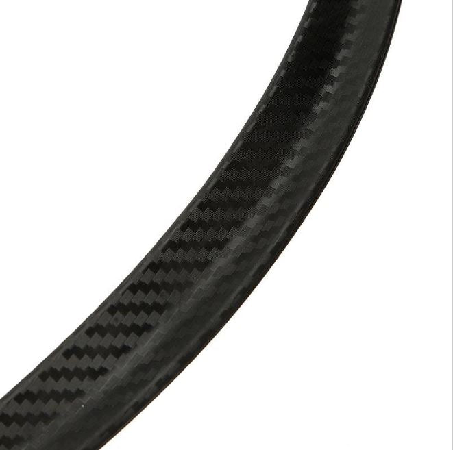 2PCS 41 CM CARBON FIBER FENDER FLARES WHEEL LIP BODY KIT FOR UNIVERSAL CAR AUTO