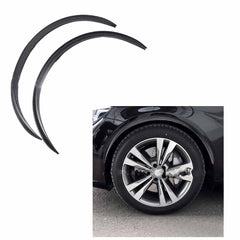 2pcs 57cm CARBON FIBER FENDER FLARES WHEEL LIP BODY KIT FOR UNIVERSAL CAR AUTO