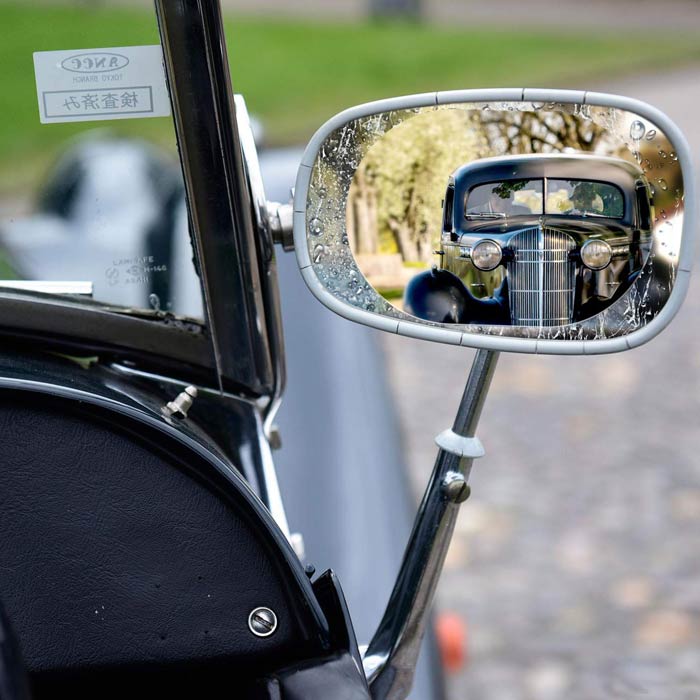 2PCS Car Rearview Mirror Film, HD Nano Film Anti Fog Film Car Rear View Mirror Waterproof Film Protective Film Anti Glare Rain-Proof Anti Water Mist Protector for Car Mirrors (Oval)