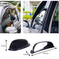 2pcs Left / Right Side Car Auto B Pillar Of Black Row Rear View Mirror Improve Visual Range Blind Spot