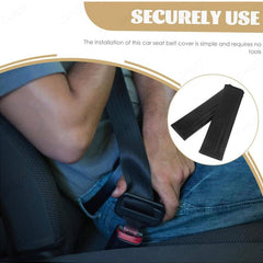 2Pcs RALLI Carbon Fiber Embroidery Car Seat Belt Cover Safety Shoulder Pads