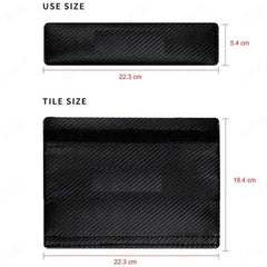 2Pcs RALLI Carbon Fiber Embroidery Car Seat Belt Cover Safety Shoulder Pads