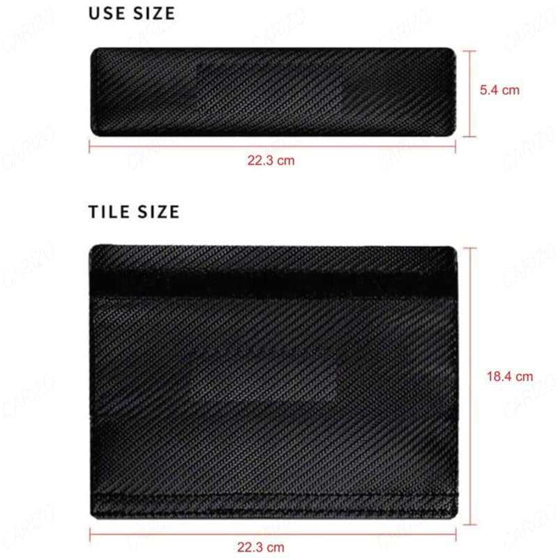 2Pcs RALLI Carbon Fiber Embroidery Car Seat Belt Cover Safety Shoulder Pads