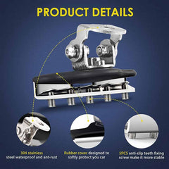 2PCS Universal Pillar Hood Led Work Light bar Mount Bracket Clamp Holder Offroad
