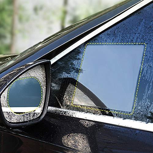 2pcs Universal Rear-View Mirror Waterproof Anti Fog Rainproof Anti-Water Protective Film Sticker for Car