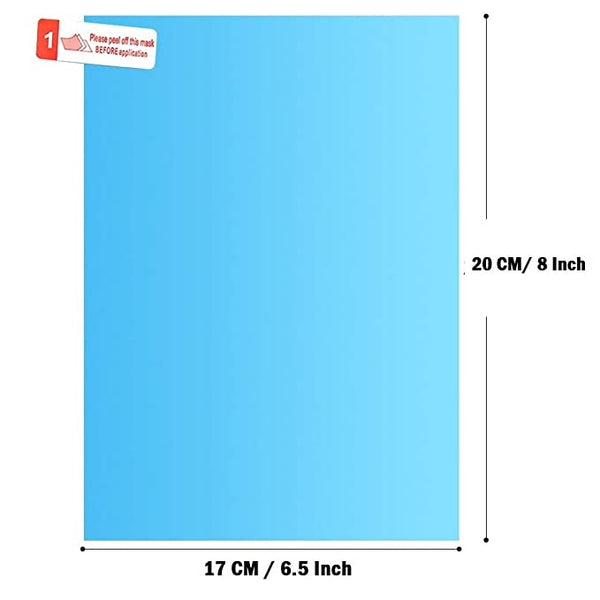 2pcs Universal Rear-View Mirror Waterproof Anti Fog Rainproof Anti-Water Protective Film Sticker for Car