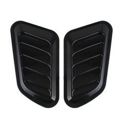 2X Car Decorative Air Flow Intake Hood Scoop Bonnet Vent Cover Universal Black