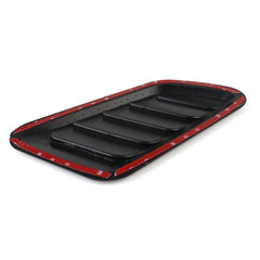 2X Car Decorative Air Flow Intake Hood Scoop Bonnet Vent Cover Universal Black