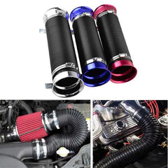 3'' Universal Car Cold Air Intake Feed Flexible Duct Pipe Inlet Hose Tube Duct (Assorted Color)