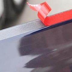 Black Tinted Car Side Mirror Rain Guard Visor (Set Of 2pcs Without Outer Packaging)