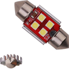 1pc 31mm Festoon White LED SMD C5W Bulb Car 4-3030 Interior 6428 DE3021