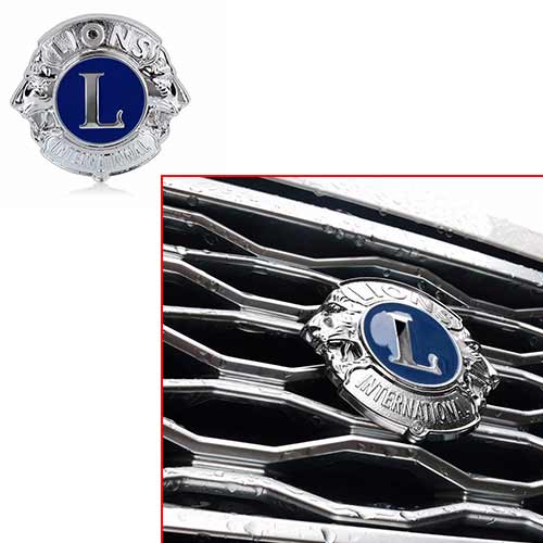 Front Grill Lion Internation 3D Car Emblem Tuning Metal Logo Badge