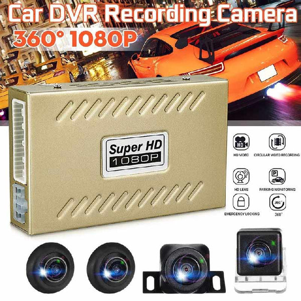 360 Degree Bird View Panoramic System Seamless Waterproof 2D Starlight Night Vision Camera Car Universal Parking
