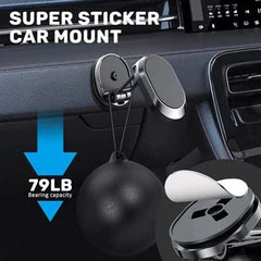 360 DEGREE ROTATING MAGNETIC CAR PHONE HOLDER | METAL FOLDING CAR PHONE HOLDER | NEW ALLOY FOLDING MAGNETIC CAR PHONE HOLDER (PACK OF 1)