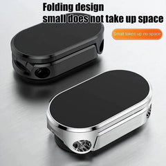 360 DEGREE ROTATING MAGNETIC CAR PHONE HOLDER | METAL FOLDING CAR PHONE HOLDER | NEW ALLOY FOLDING MAGNETIC CAR PHONE HOLDER (PACK OF 1)