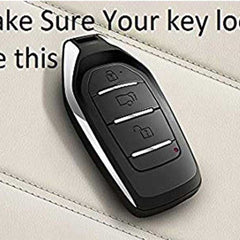 3 Button Silicone Key Cover for Mahindra XUV 500 (PUSH BUTTON START)