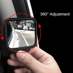 3R-2130 Car Interior Adjustable Wide Angle Rear View Blind Spot Mirror