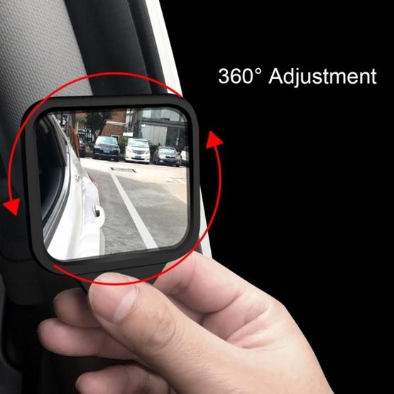 3R-2130 Car Interior Adjustable Wide Angle Rear View Blind Spot Mirror