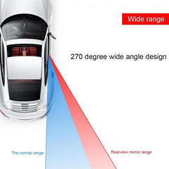 3R-2130 Car Interior Adjustable Wide Angle Rear View Blind Spot Mirror