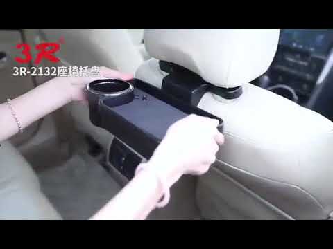 3r-2132 Car Multifunctional Table Tray With Cup Holder Back Seat Table & Glass Can Holder