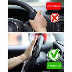 3R-2151 BLACK 360 Rotation Car Steering Wheels Spinner Knob Power Save Easy Turn Ball Booster
