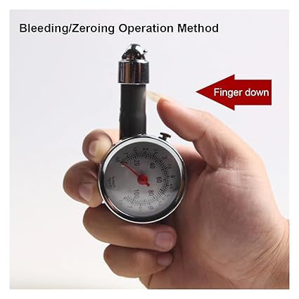 Universal Car & Bike Easy To Read Portable Digital Tire High Precision Air Pressure Gauge Meter