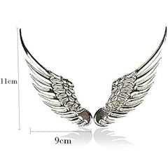 1 Pair 3D Angel Sticker Car Sticker Metal Style Decorative Car Stickers Car Styling Accessory