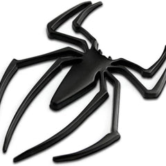 Spider Emblems Badges Sticker, Metal Chrome Auto Badges, Cool Spider Logo Car Body Sticker, Universal Car Decoration Automotive Decals for Scratch Cover, Fit Most Vehicles-Red