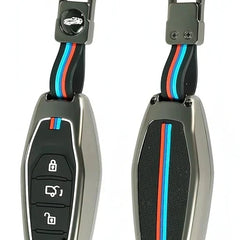 3 Button Metal Key Cover For Mahindra XUV 500 (PUSH BUTTON START)