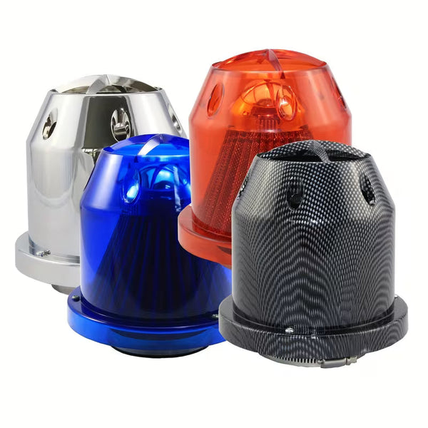 Universal Car 3 Inch (76mm) High Flow Carbon Fiber Mushroom Air Intake Filter